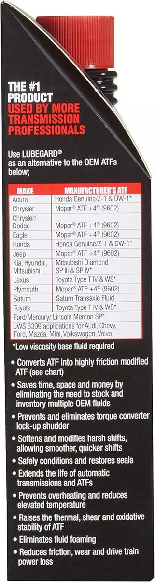 LUBEGARD Highly Friction Modified Automatic Transmission Fluid Additive 61910