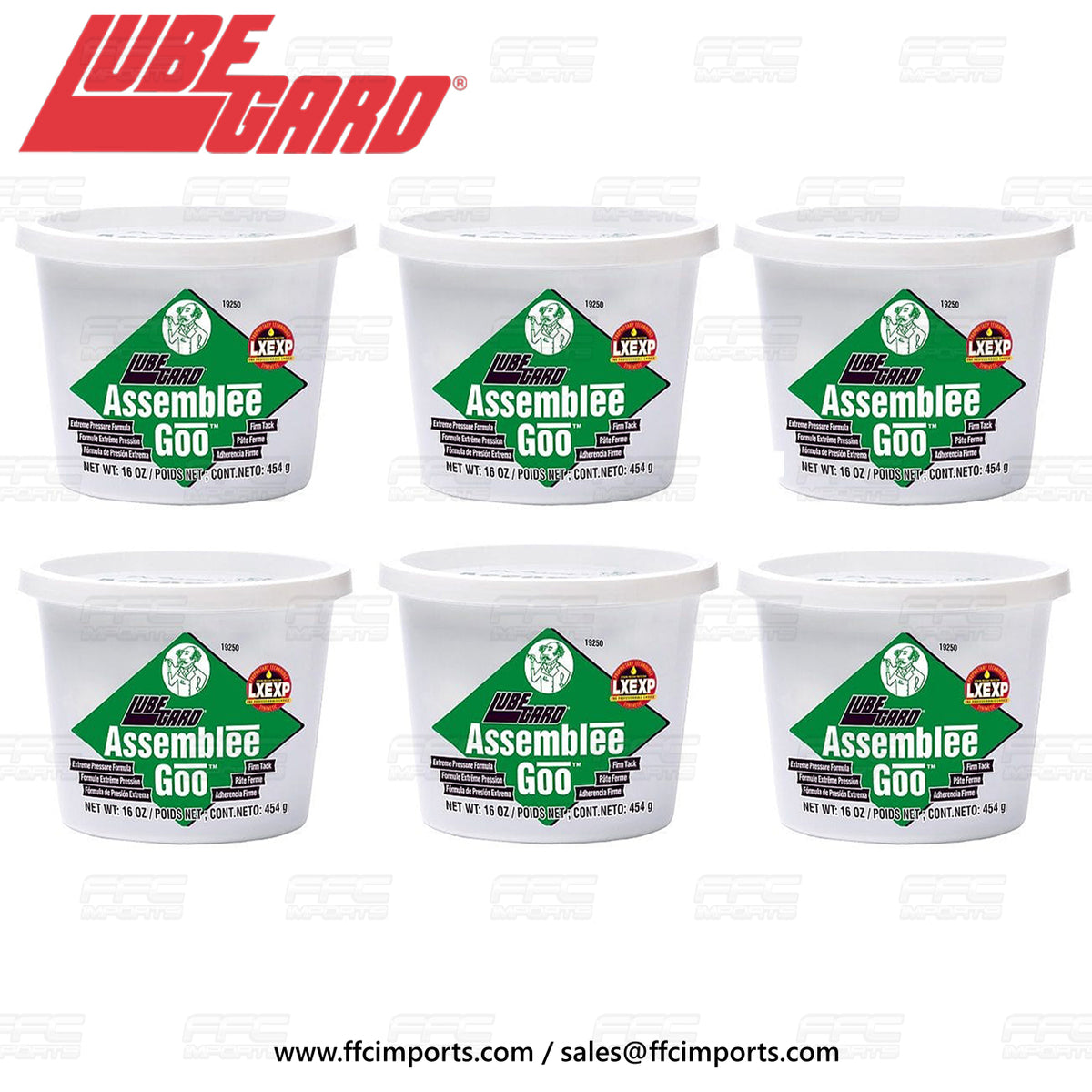 LUBEGARD 6 Dr Tranny Assemblee GOO GREEN Transmission Assembly Lube Gr ...