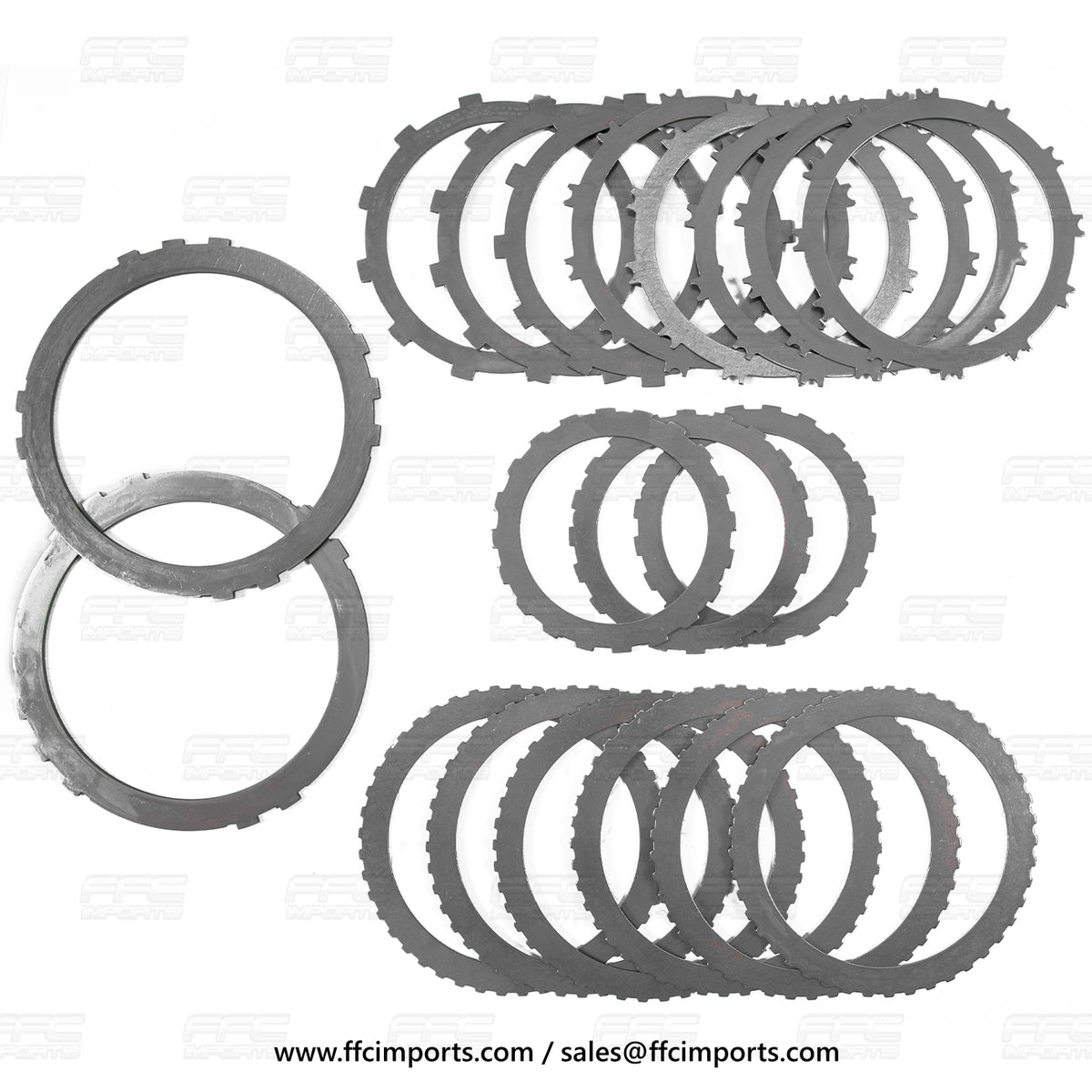 Trade Alley Ford C4 C9 C10 Steel Clutch Plate Kit – Standard Thickness .078 1.98mm, Qty 9