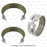 C3, A4LD, 4R44E 4R55E, 5R55E 5R44E Transmission Overdrive, Intermediate & Reverse Band KIT 74-UP (3 pcs) for Ford