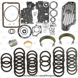 5R55E 5R44E 4R44E Transmission Super Master Rebuild KIT 97-UP with 4WD Filter, 2 Bands, Frictions, Steels, 2 Bushings for Ford