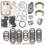 5R55E 5R44E, 4R44E Transmission Super Master Rebuild KIT 97-UP with 4WD Filter, 3 Bands, Frictions, Steels, 2 Bushings for Ford