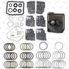 6F24 AD4 Transmission Super Master Rebuild KIT 13-17 with Friction & Steel Plates Filter for Jeep Dodge