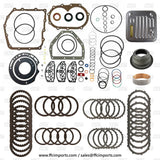 A604 40TE 41TE Transmission Super Master Rebuild KIT 89-UP with Piston, Frictions, Steels, Filter, Pump Bushing for Dodge
