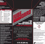 LUBEGARD Dr Tranny Transmission Highly Friction Modified ATF (HFM-ATF) Supplement with LXE Technology