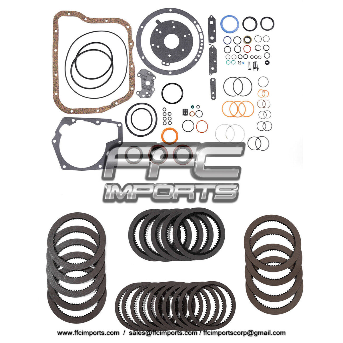 A518 A618 46RH 46RE 47RE 47RH Banner Rebuild KIT 98-2002 Gaskets Frict ...
