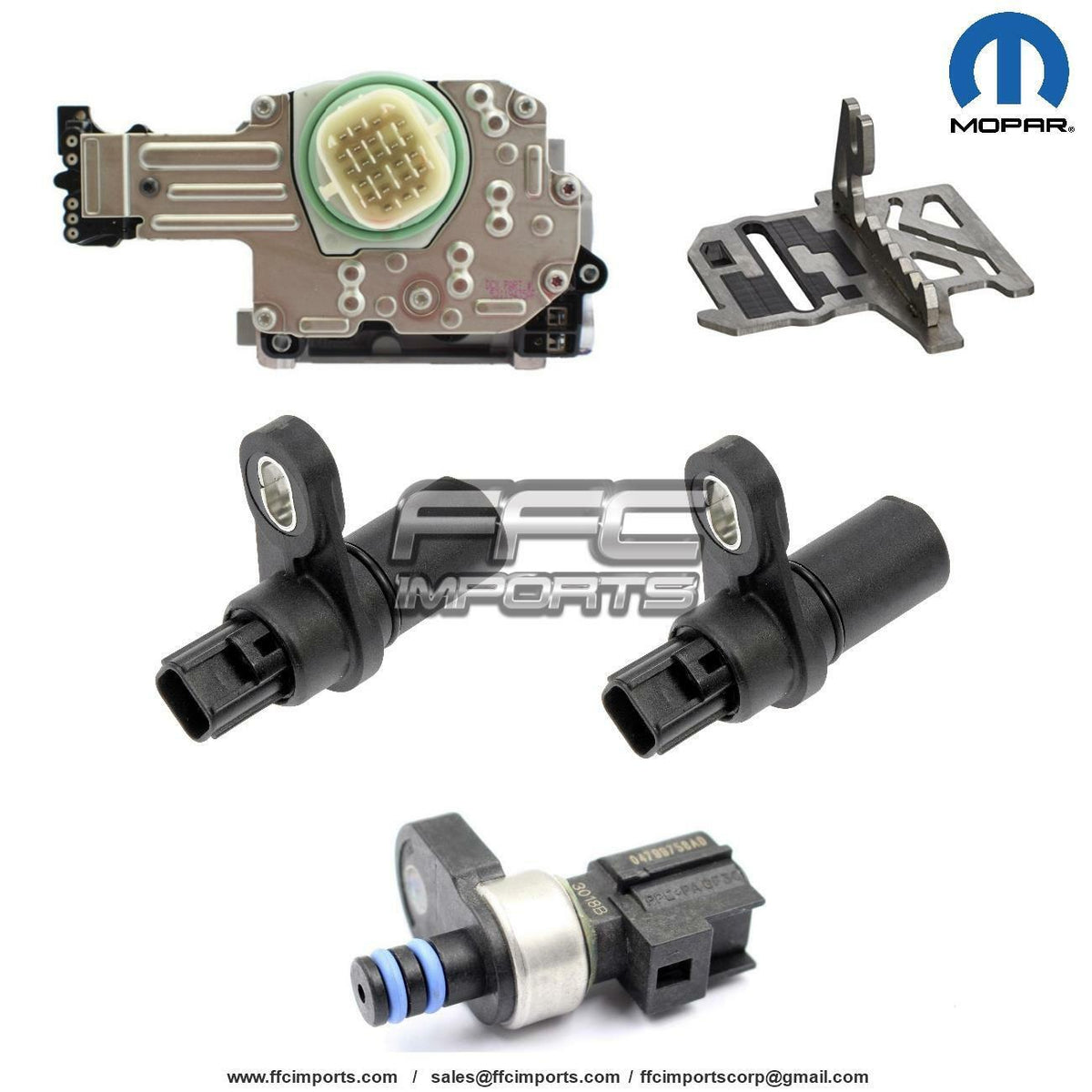 45RFE 545RFE 68RFE MOPAR Solenoid Block Line Transducer & Speed Sensor ...